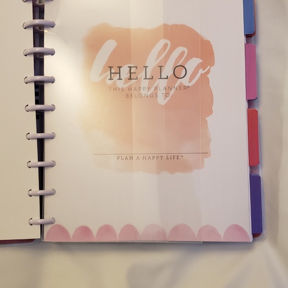 Happy Planner Classic Undated 12 Month white rings - Picture 2 of 8